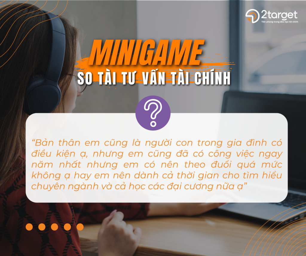 2Target tổ chức minigame cho các bạn sinh viên.