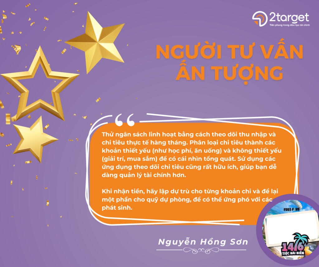 Người tư vấn ấn tượng - Nguyễn Hồng Sơn.