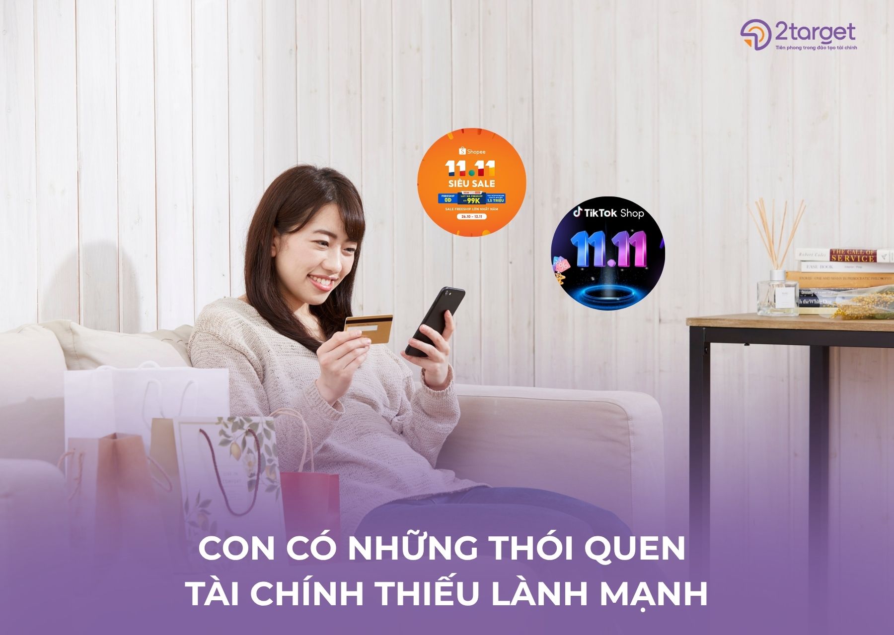 Con có những thói quen tài chính thiếu lành mạnh