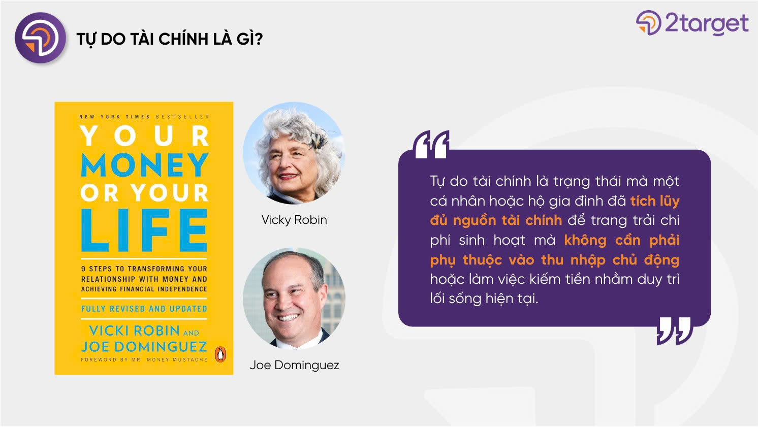 Các nhận định khác nhau về tự do tài chính