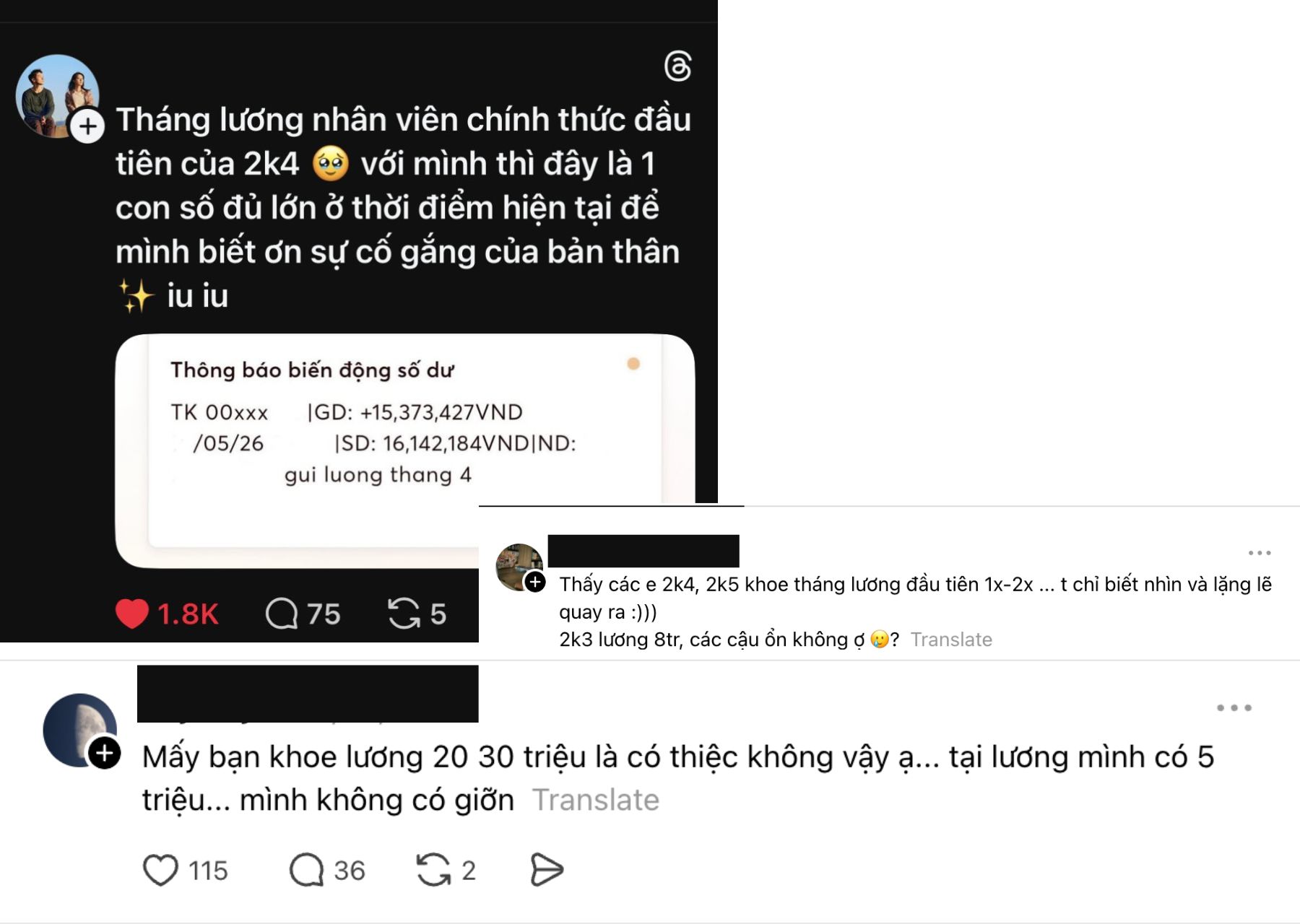 Các trang mạng xã hội ngày nay khiến người trẻ ngày áp lực đồng trang lứa với những bài viết "khoe" thu nhập cao